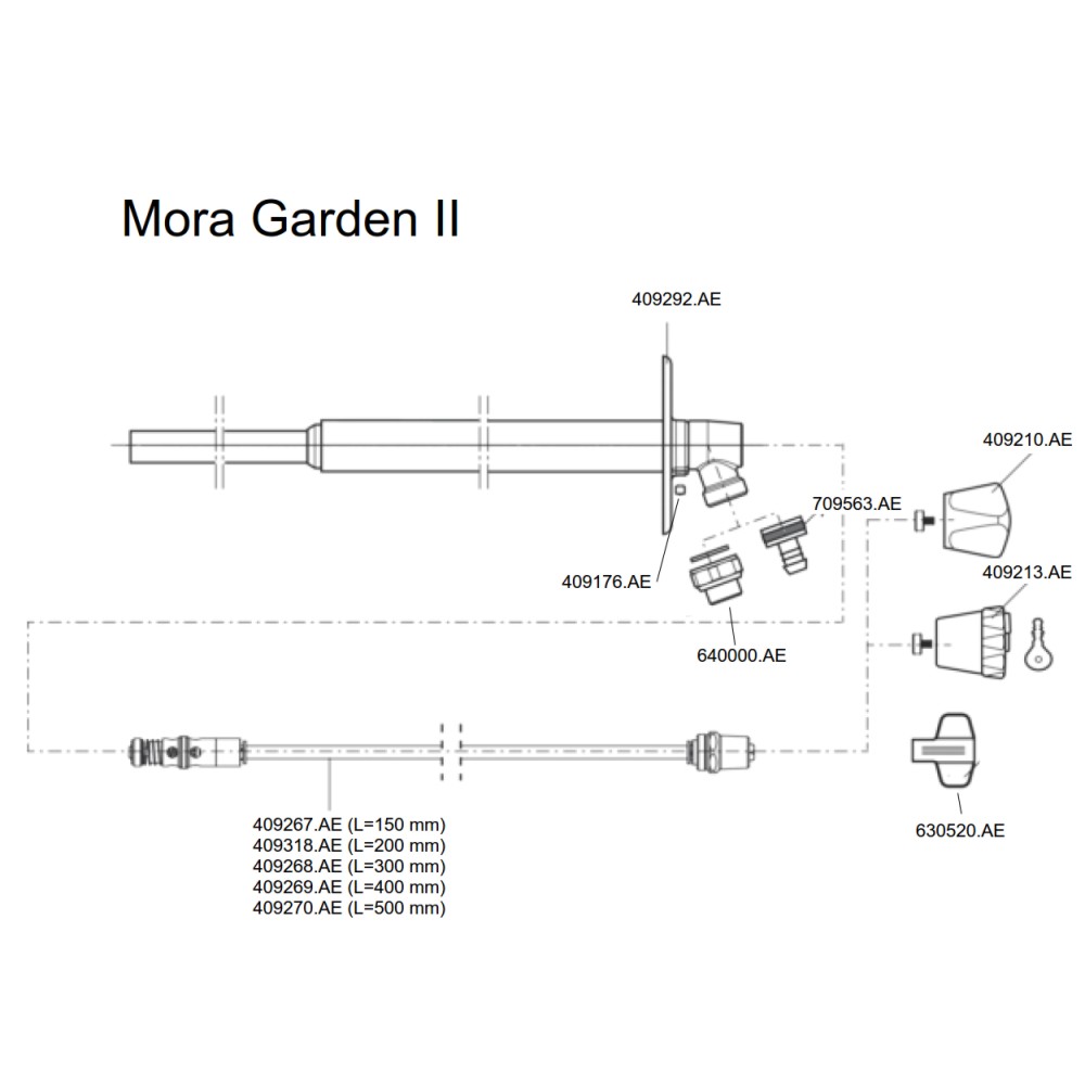 Ersatzteile für Mora Garden II - Mora - Frostsichere