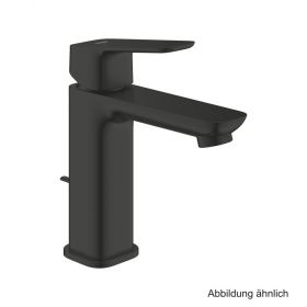 GROHE Cubeo EH-Waschtischbatt. M-Size Zugstangen-Ablaufgarn. matt black