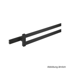 GROHE Selection Cube Doppel-Handtuchhalter 2-armig 400mm phantom black