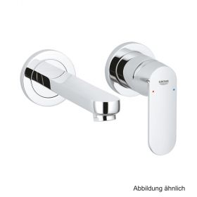 GROHE Eurosmart C 2-Loch-WT-Batt. Stichmaß 110 mm Ausladung 170 mm chrom