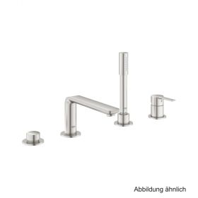 GROHE Lineare 4-Loch-EH-Wannenkombination supersteel, 19577DC1