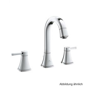 GROHE Grandera 3-Loch-WT-Batterie hoher Auslauf chrom, 20619000