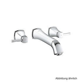 GROHE Grandera 3-Loch-WT-Batterie Wandmontage FMS Ausladung 234mm chrom