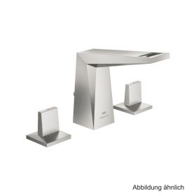 GROHE Allure Brilliant 3-Loch-WT-Batt. flacher Auslauf supersteel, 20626DC0