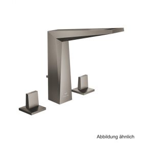 GROHE Allure Brilliant 3-L-WT-Batterie Zugst.-Abl.grt. hard graphite geb.