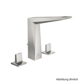 GROHE Allure Brilliant 3-L-WT-Batterie Zugst.-Ablaufgarnitur supersteel