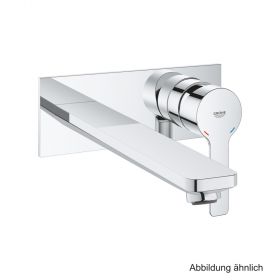 GROHE Lineare 2-Loch-WT-Wandbatterie Fertigmontageset chrom, 23444001