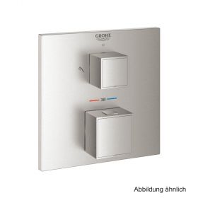 GROHE Grohtherm Cube THM-Brausebatterie FMS für 35604 2-W-Umst. supersteel