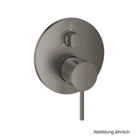 GROHE Atrio Einhandbatterie FMS für 3-W-Umst. hard graphite geb., 24356AL0