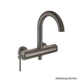 GROHE Atrio Einhand-Wannenbatterie Wandmontage hard graphite geb., 24367AL0