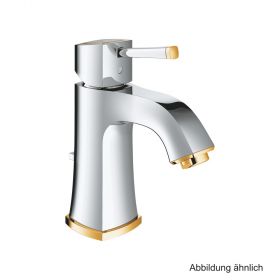 GROHE Grandera EH-Waschtischbatt. M-Size Zugst.-Ablaufg. chrom/gold, 24369IG0