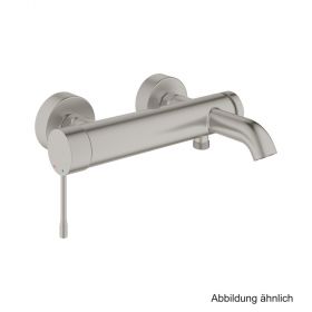 GROHE Essence EH-Wannenbatterie Wandmontage eigensicher supersteel, 25250DC1