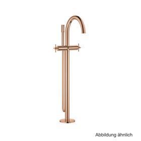 GROHE Atrio 2-Griff-Wannenbatt. FMS Bodenmontag Kreuz-Griff warm sunset