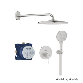 GROHE Essence UP-Duschsystem 2 WU KB Rainshower Mono 310 supersteel, 25287DC0