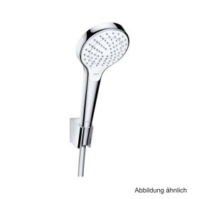 Hansgrohe Croma Select Brausenset, 3 Strahlarten, weiß/chrom, 26411400