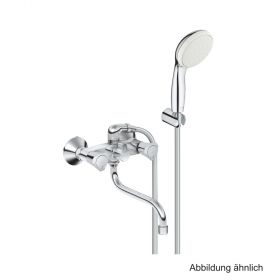 GROHE Costa 2-Griff-Mehrzweckbatt. mit Tempesta Wandhalterset chrom, 2679010A