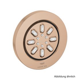 GROHE Rainshower Aqua Seitenbrause runde Form warm sunset gebürstet, 26801DL0