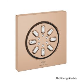 GROHE Rainshower Aqua Seitenbrause eckige Form warm sunset gebürstet, 26802DL0