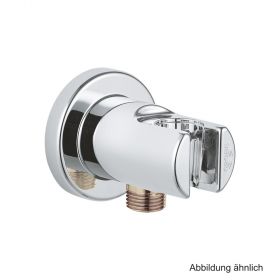 GROHE Relexa Wandanschlussbogen DN15 eigensicher mit Wandbrauseh. chrom