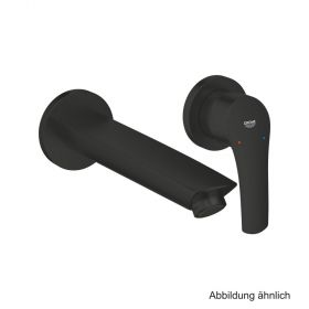 GROHE Eurosmart 2-Loch-WT-Wandbatterie FMS  A: 209mm matt black, 293382433