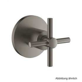 GROHE Atrio UP-Ventil-Oberbau Kreuz-Griff hard graphite gebürstet, 29396AL0