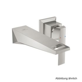 GROHE Allure Brilliant 2-L-WT-Wandbatt. FMS Ausladung 161mm supersteel