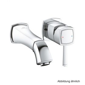 GROHE Grandera 2-Loch-WT-Batterie Wandmontage FMS chrom, 29416000