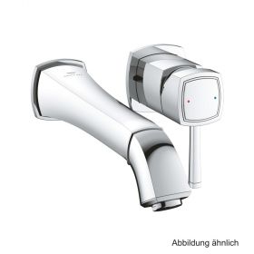 GROHE Grandera 2-Loch-WT-Batterie Wandmontage FMS chrom, 29417000