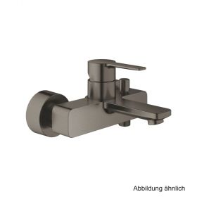 GROHE Lineare EH-Wannenbatterie Wandmontage hard graphite gebürstet, 33849AL1