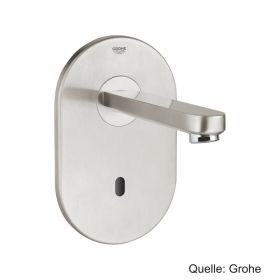 GROHE Eurosmart CE IR-WT-Elektr. FMS Wandm. Auslauf 170mm 230V edelstahl