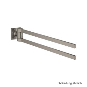 GROHE Allure Doppel-Handtuchhalter hard graphite gebürstet, 40342AL1