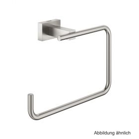 GROHE Essentials Cube Handtuchring Metall supersteel, 40510DC1