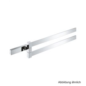 GROHE Selection Cube Doppel-Handtuchhalter Metall 2-armig 400mm chrom, 40768000