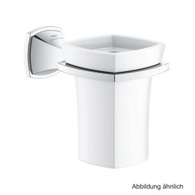 GROHE Grandera Halter mit Keramik-Mundspülglas chrom, 40909000