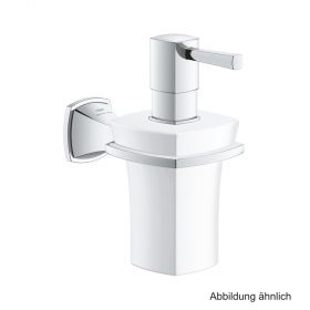 GROHE Grandera Halter mit Keramik- Seifenspender chrom, 40910000