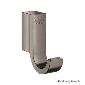 GROHE Selection Bademantelhaken einfach hard graphite gebürstet, 41039AL0