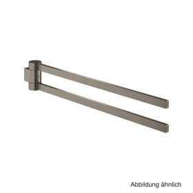 GROHE Selection Handtuchhalter 2-armig schwenkbar hard graphite geb., 41063AL0