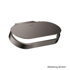 GROHE Selection WC-Papierhalter mit Deckel hard graphite, 41069A00