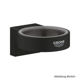 GROHE Selection Halter für Seifenspender, Glas phantom black, 41217KF0