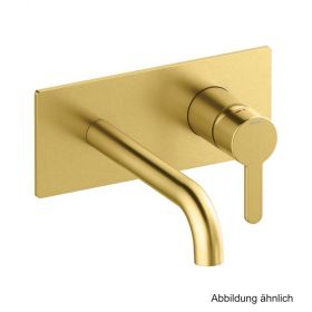 Damixa Silhouet Wandarmatur, 180 mm, Farbe "Messing gebürstet", 7462579