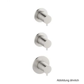 Damixa Thermostat und 2 Regeleinheiten, Farbe "Stahl", 7671146