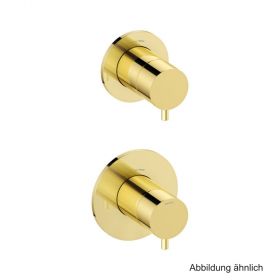 Damixa Thermostat und 2-Wege-Umsteller, Farbe "Edelmessing", 7671277