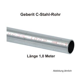 Geberit Mapress C-Stahl Rohr, außen verzinkt, 1,00 m Stange, 42 x 1,5 mm