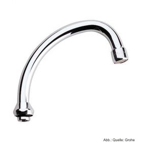 GROHE Rohrauslauf ohne Anschlag schwenkbar und m. 144mm Ausl., chrom 13071000