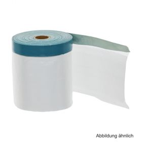 Abdeckfolie mit Gewebeklebeband, B: 1100 mm, L: 20 m