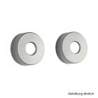 Damixa Wandrosette für AG 3/4", 2er-Set, Farbe "Stahl", 1364346