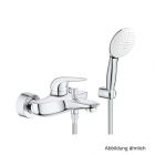 GROHE Eurostyle EH-Wannenbatt. mit Wandhalterset Hebel geschl. chrom, 25286003