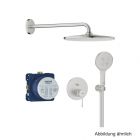 GROHE Essence UP-Duschsystem 2 WU KB Rainshower Mono 310 supersteel, 25287DC0