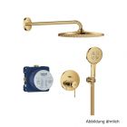 GROHE Essence UP-Duschsystem 2 WU KB Rainshower Mono 310 cool sunrise