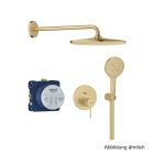 GROHE Essence UP-Duschsystem 2-WU KB RSH Mono 310 cool sunrise gebürstet